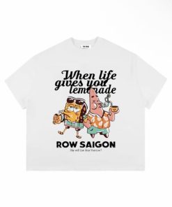 Áo Thun Unisex TN STORE – Form Rộng, Hình In Cartoon Cá Tính